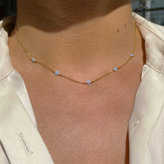 COLLIER JARDIN DORÉ